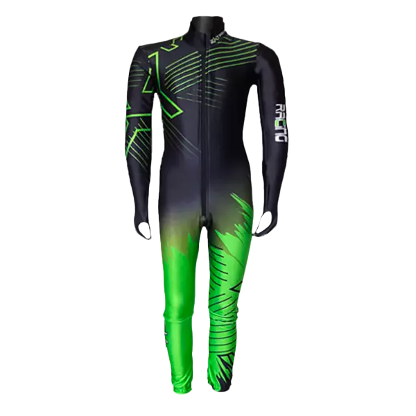Extreme FIS Race Suit SWE Blk/Grn - Alpine Imports Extreme FIS Race Suit SWE Blk/Grn - Alpine Imports
