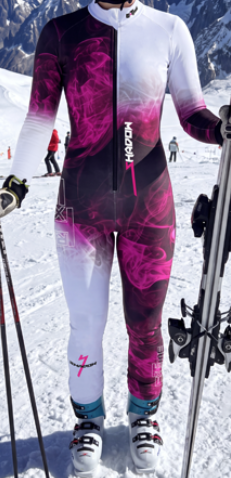 Extreme jnr Race Suit Shadow Fuschia