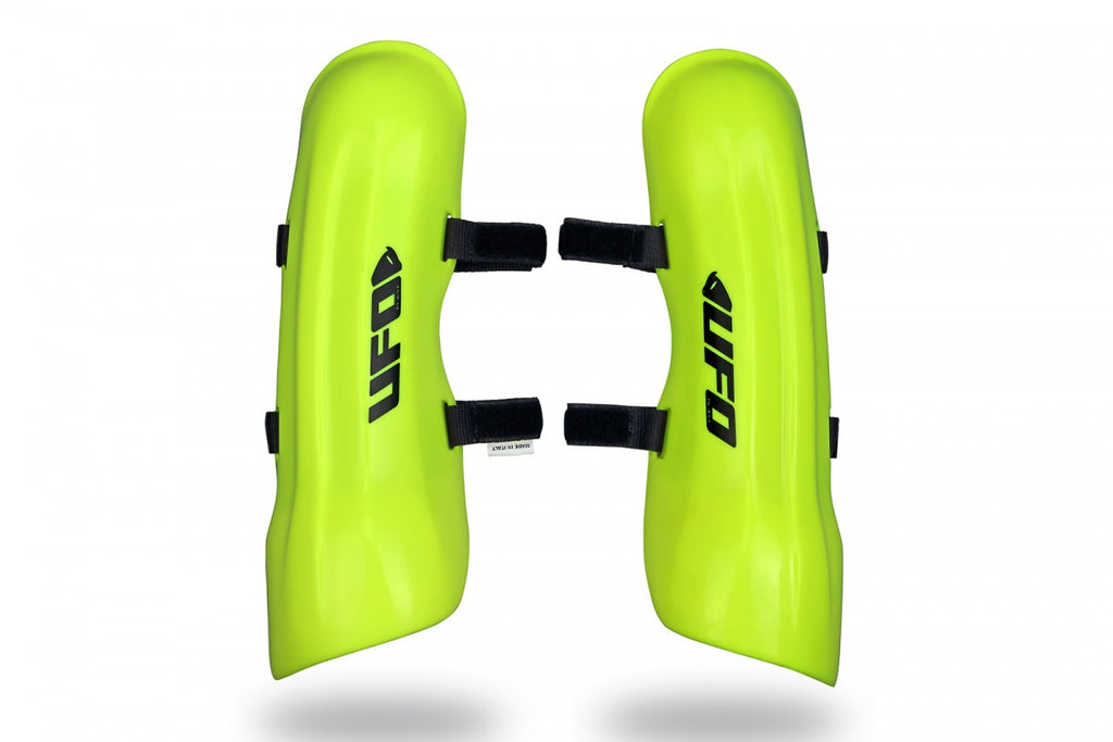 UFO Junior Shin Guards Neon Yellow