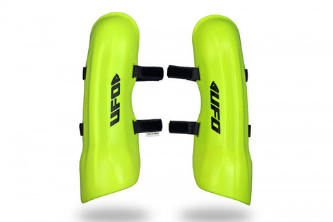 UFO Junior Shin Guards Neon Yellow